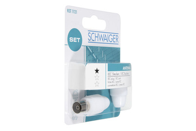 Image of Koax-Stecker + Buchse Leiter schraubbar bei JUMBO