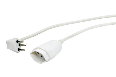 Image of TD-Verlängerung 1 m mit Winkelstecker weiss bei JUMBO