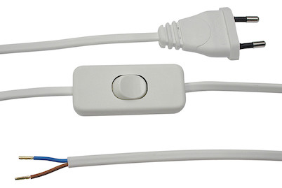 Image of Tdlf Kabel 2x0.75 mm2 1.8 m EUR weiss bei JUMBO