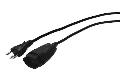 Image of TD-Verlängerung 3x1 mm2 3 m T12/T13 schwarz bei JUMBO