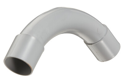 Image of Bogen 90° M25 hellgrau bei JUMBO