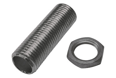 Image of Gewindenippel M10 x 1 mit 2 Muttern bei JUMBO