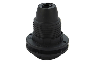 Image of Fassung E14 mit Pressring schwarz bei JUMBO