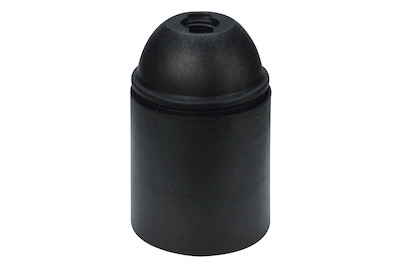 Image of Fassung E27 schwarz glatt 2 Stück bei JUMBO