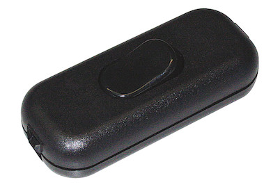 Image of Wippenschalter schwarz 1-polig bei JUMBO