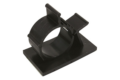 Image of Kabelklammer 8/10 mm selbstklebend schwarz bei JUMBO