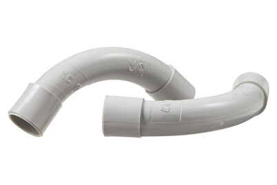 Image of Kunststoff Bogen 90° M20 hellgrau 2 Stück bei JUMBO