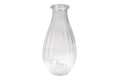 Image of Glas Vase, 7cm ø, 14cm, mit Streifen