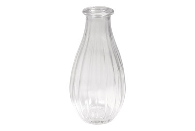 Image of Glas Vase, 7cm ø, 14cm, mit Streifen bei JUMBO