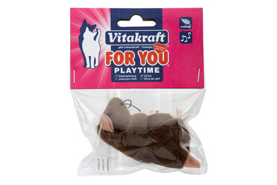 Image of Vitakraft FY Maulwurf Plüsch 5 cm Katze bei JUMBO