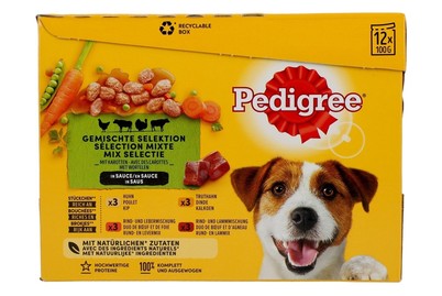 Image of Pedigree Pouch Selection 12x100g bei JUMBO
