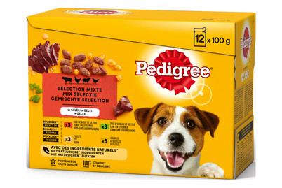 Image of Pedigree Hundefutter in Gelee Selektion 12x100g