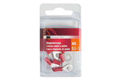 Image of Ringkabelzunge rot M5 0.5-1.0Qmm bei JUMBO