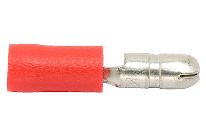 Image of Rundstecker rot 4MM 0.5-1.0Qmm bei JUMBO