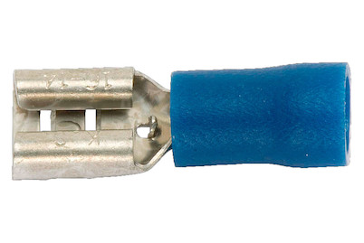 Image of Flachsteckhülse blau 1.5-2.5Qmm 6.3x0.8