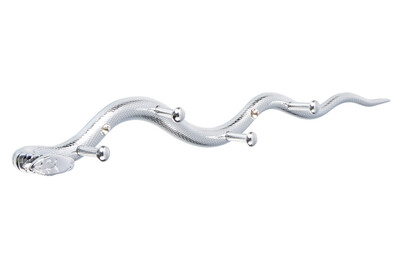 Image of Siro Hakenleiste Garderobe 2088 Metall Chrom glänzend Länge 369 mm 4 Haken bei JUMBO