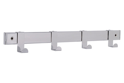 Image of Siro Hakenleiste Garderobe 1444 Metall Chrom glänzend Länge 404 mm 4 Haken bei JUMBO