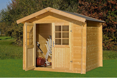 Image of Neogard Gartenhaus Vevey inkl. Onduline (200 x 240 cm), holz natur bei JUMBO