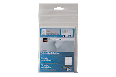 Image of Qualité&Prix Selbstklebe Etiketten 40x25 mm bei JUMBO