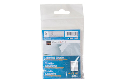 Image of Selbstklebe-Etiketten 40x12mm 320 Stück bei JUMBO
