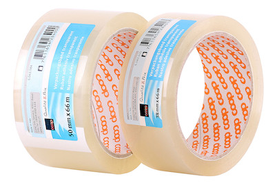 Image of Qualité&Prix Verpackungsband transparent 50 mm x 66 m bei JUMBO