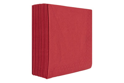 Image of Servietten uni bordeaux bei JUMBO