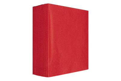 Image of Servietten uni rot bei JUMBO