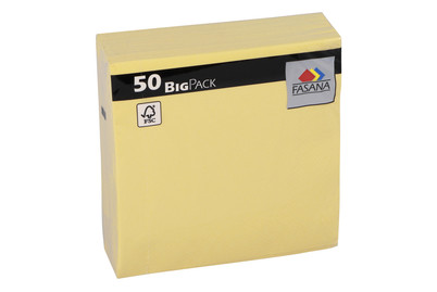 Image of Servietten uni gelb bei JUMBO