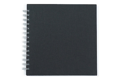 Image of Fotoalbum mit Spiralbindung 20x20cm schwarz bei JUMBO