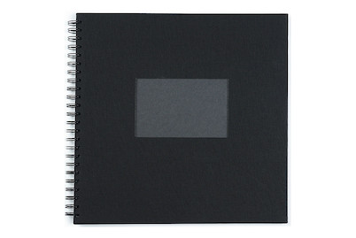 Image of Fotoalbum mit Spiralbindung 32x32cm schwarz bei JUMBO