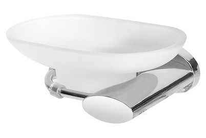 Image of Glasseifenhalter Zurigo verchromt bei JUMBO