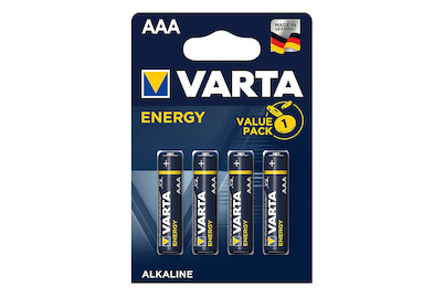 Image of Varta Energy Batterien Aaa/Lr03 4 Stück bei JUMBO