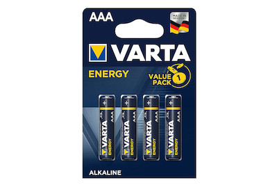 Image of Varta Energy Batterien Aaa/Lr03 4 Stück