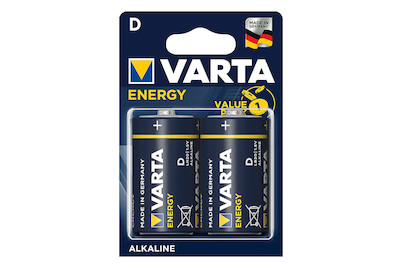Image of Varta Energy Batterien D/Lr20 2 St. bei JUMBO