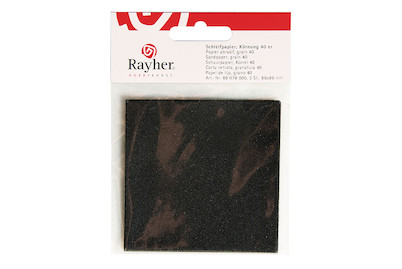 Image of Schleifpapier, Körnung 400er, 86x86mm, SB-Btl 3Bogen bei JUMBO