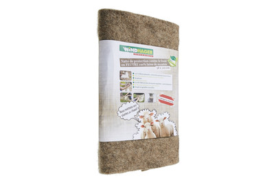 Image of Windhager Schafwollmatte grau 200x38CM bei JUMBO