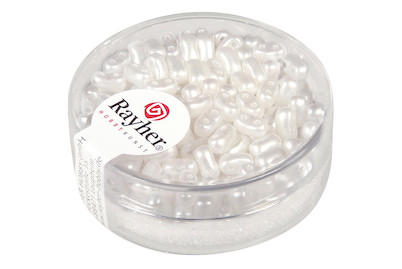 Image of Doppelloch-Rocailles verwachst, 3x5mm, Dose 12g bei JUMBO