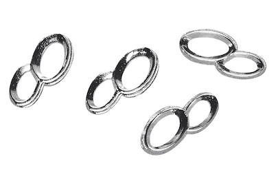 Image of Acryl-Eheringe, 25mm ø, SB-Btl 5Stück bei JUMBO