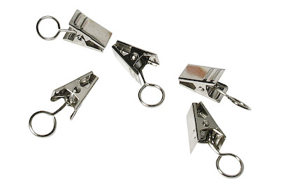 Metall- Metall-Clip 18mm mit Öse, Öse ø8mm, SB-Btl 18Stück kaufen bei JUMBO