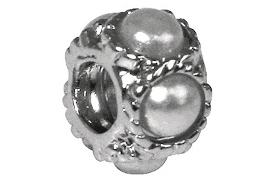 Image of Metall-Radl, 9mm ø, Grossloch 4mm ø, lose bei JUMBO