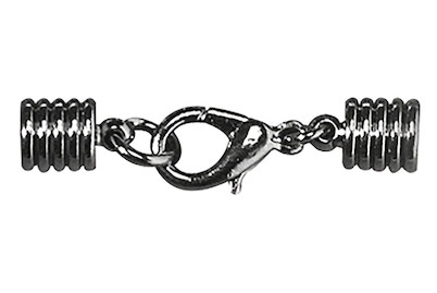 Image of Schmuckverschluss montiert, 4mm, m. Karabiner, SB-Btl 1Stück bei JUMBO