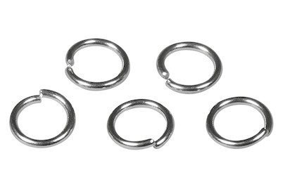 Image of Edelstahl-Ringel, 7mm ø, SB-Btl 50Stück bei JUMBO