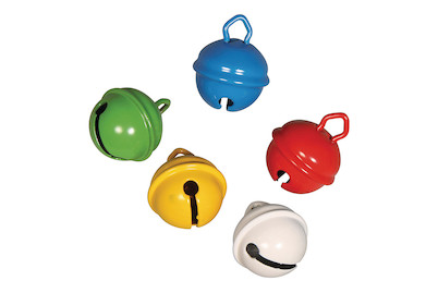 Image of Deko-Metallglöckchen bunt, 15mm ø, SB-Btl 5Stück bei JUMBO