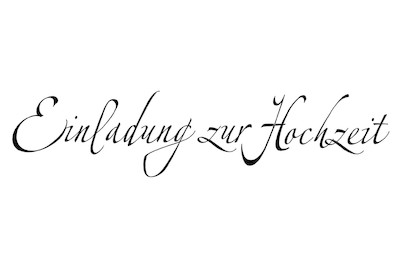 Image of H.- Stempel Einlad. z. Hochzeit , 3x10cm bei JUMBO