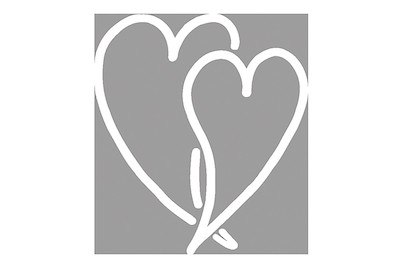 Image of Stempel, Verspielte Herzen, 4x4 cm bei JUMBO