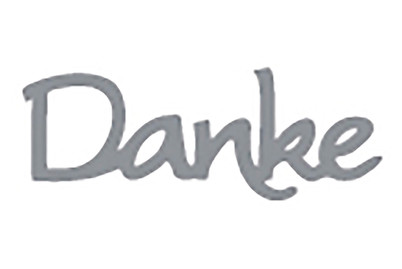 Image of Klebeschrift Danke , 10x23cm bei JUMBO