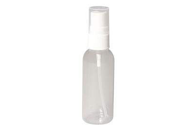 Image of PET Sprühflasche transparent 50 ml, ca. ø 3,1 cm x 11,5 cm, SB-Btl 1Stück bei JUMBO