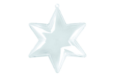 Image of Plastik-Stern 2-teilig 10 cm