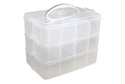 Image of Sortierbox mit Tragegriff 23.1x15.6x18.5cm bei JUMBO
