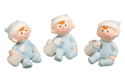 Image of Polyresin Baby Boy , 3x2,5cm, Box 3Stück bei JUMBO